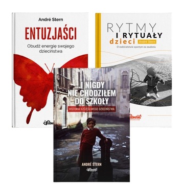 Andre Stern zestaw 3 książek pomysł na prezent HIT