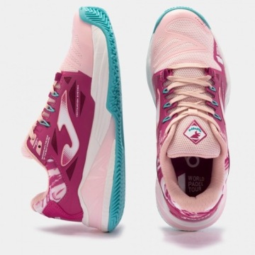 Женские туфли для падель-тенниса Joma T.Spin Lady розовые, размер 39