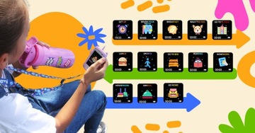 GSM телефон для детей/8 ГБ/19 игр/2 камеры/