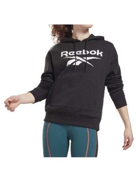 BLUZA SPORTOWA REEBOK z kapturem GS9392 czarna M