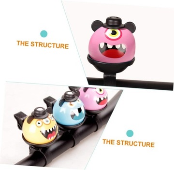 4 шт. Аксессуары для велосипедных звонков для детей