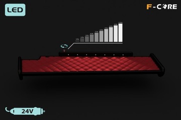 TIR MAN TGX 07-20 длинная полка в салоне, кожаная