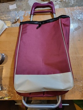 СУМКА OUTLET PONTER ТЕМНО-РОЗОВАЯ НА КОЛЕСАХ ПОКУПКА TRART 35Л