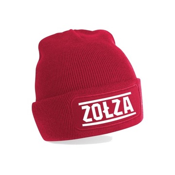 Czapka Bawełniana Zimowa BEANIE ZOŁZA PREZENT mikołaj urodziny imieniny