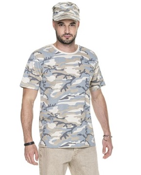 мужская камуфляжная футболка, ЛЕГКИЙ ХЛОПОК, CAMO QUALITY PROMOSTARS R.L