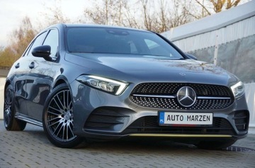 Mercedes Klasa A W177/V177 Hatchback 1.5 180d 116KM 2018 Mercedes-Benz Klasa A 1.5 Diesel 115 KM, Pakiet AMG, Navi, Kamera, Full LE
