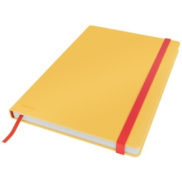 Notatnik Leitz Cosy Soft Touch w kratkę żółty