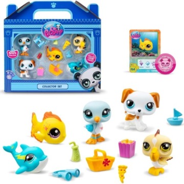 Littlest Pet Shop 5 figurek Plaża