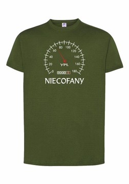 KOSZULKA URODZINOWA MĘSKA LICZNIK NIECOFANY 30 40 50 60 70 NA PREZENT