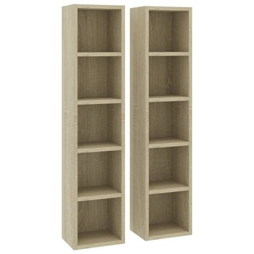 Regał VidaXL 802699 21 cm x 93,5 cm x 16 cm dąb