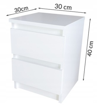 Тумбочка, два ящика, прикроватная тумбочка