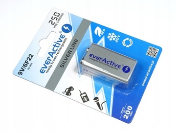 AKUMULATOR 9V(6F22) 200mAh EVER / 4180