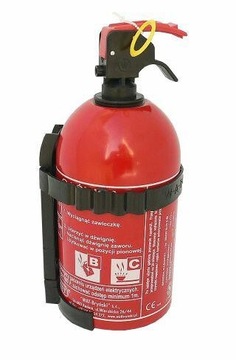 GAŚNICA SAMOCHODOWA PROSZKOWA GP-1 BC 1kg + uchwyt
