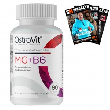 OSTROVIT MG B6 90TAB CYTRYNIAN MAGNEZU WITAMINA B6