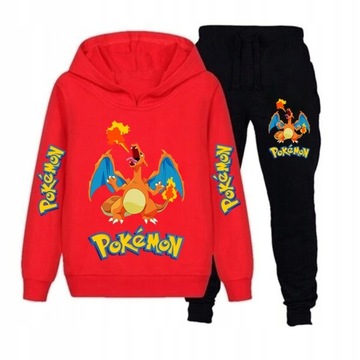 DRES POKEMON CHARIZARD BLUZA SPODNIE ROZMIARYnull