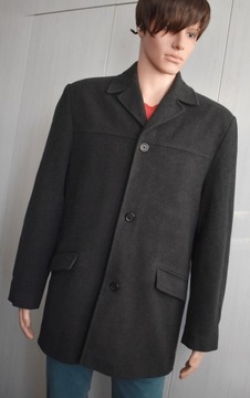 Płaszcz wełniany M zimowy elegancki jesionka kurtka wełniana dyplomatka
