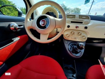 Fiat 500 II Hatchback 3d 1.2 69KM 2009 Fiat 500 biala perelka, bardzo ladny, GWARANCJA 1.2 Benzyna 69KM, zdjęcie 16