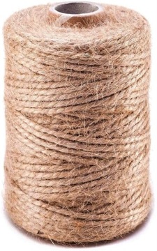 Sznurek Jutowy Pakowy NATURALNY Ozdobny 1mm 1000m