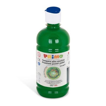 PRIMO - Farba plakatowa w butelce 500ml ZIELONA