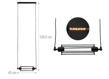 ORYGINALNA Lampa Wisząca INDUSTRIALNA Loft Thomas