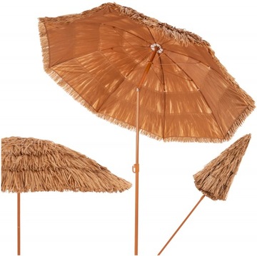 DUŻY PARASOL OGRODOWY PLAŻOWY HAWAJSKI 160 CM ŁAMANY NA BALKON TARAS OGRÓD