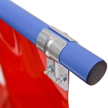 Uchwyt mocowanie kurtyny pasy PCV stal nierdzewna