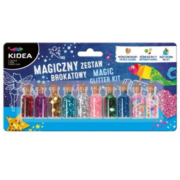 KIDEA MAGICZNY ZESTAW BROKATOWY zestaw cekiny brokat