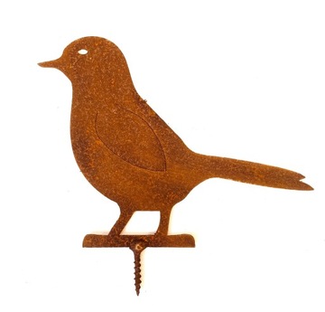 Украшение птицы, фигурка, скульптура, сад, цветочный горшок, украшение для забора, кол, терраса, металл