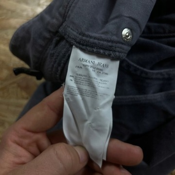 Spodnie Sztruksowe Męskie ARMANI JEANS 31 Slim