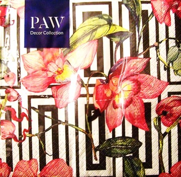 Serwetki Dekoracyjne Paw 33x33 / 20 szt. wzór 551