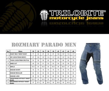 Джинсы Trilobite Parado 661 Blue 30 BIMOTO