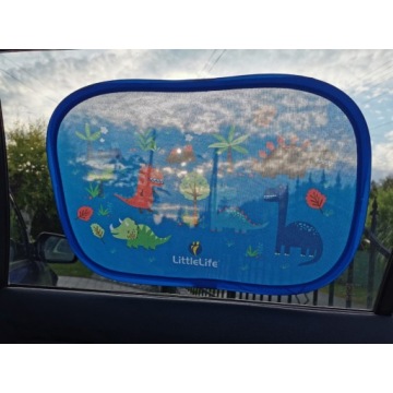 Электростатические оконные покрытия LittleLife для автомобиля — динозавр