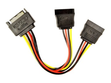 GEMBIRD CC-SATAM2F-01 Кабель питания Gembird SATA M -> SATA F x2 15 см