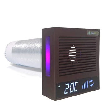 Rekuperator ścienny CLIMTEC RD-100 Quattro bordowy