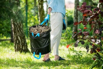 CELLFAST САДОВАЯ КОРЗИНА СКЛАДНОЙ МЕШОК ДЛЯ ТРАВЫ ЛИСТЬЯ ОТХОДЫ СОРЬЯНКИ 172 Л