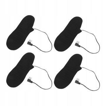 4szt. Podgrzewane Wkładki do Butów Termiczne USB