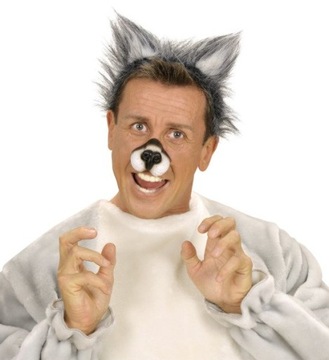 ВОЛЧЬИ УШИ ВОЛЧИЙ НАряд КРАСНАЯ ШАПОЧКА КОШКА КОШКА