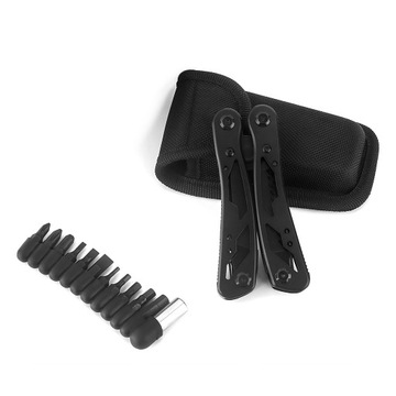 MULTITOOL Narzędzie Wielofunkcyjne Zestaw Bitów Szczypce SCYZORYK Etui 22w1