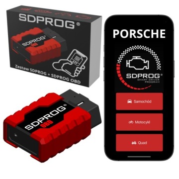 Porsche Diagnostický tester Rozhraní OBD2 Program Sdprog Dpf Obd