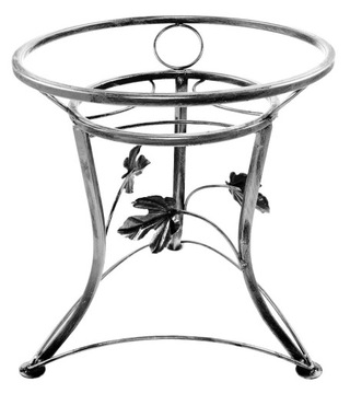 KWIETNIK 1 KWIATEK 34CM STOJAK METAL DONICA OZDOBA