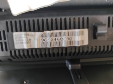 РАМКА ДИСПЛЕЯ ЧАСОВ CITROEN C4 9660468680