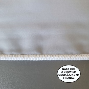 firana do salonu 500 cm szyta NA WYMIAR Premium