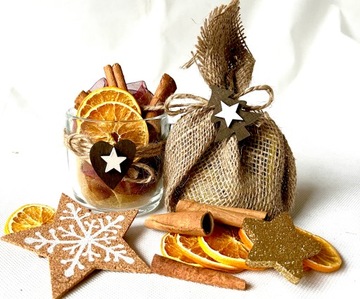 Рождественский НАБОР КРАСИВЫЙ Новогодний подарок под елку Корзинка Кружка Чай