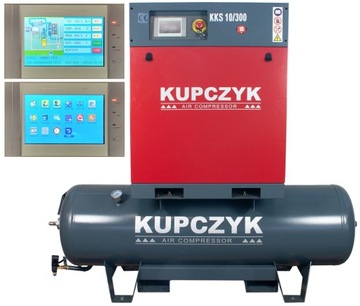 Kompresor śrubowy Kupczyk KKS 10/300 970 l/min automatyczny spust