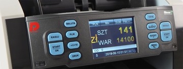 Liczarka Glover GC-250 VN + wyświetlacz + bony