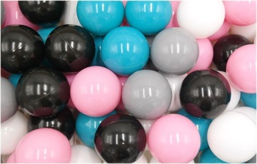 KULKI PIŁKI PIŁECZKI PIŁKA DO BASENU SUCHEGO KOJCA 6CM 100 SZT PLASTIKOWE