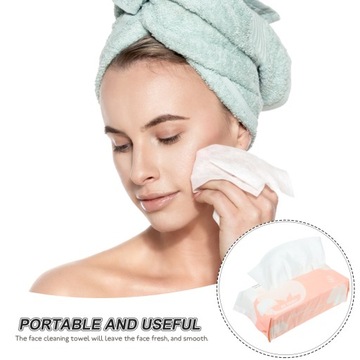100 ШТ. ОДНОРАЗОВЫЕ ХЛОПКОВЫЕ ПОЛОТЕНЦА ДЛЯ УМЫВАНИЯ ЛИЦА
