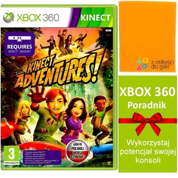 KINECT ADVENTURES Po Polsku PL XBOX 360