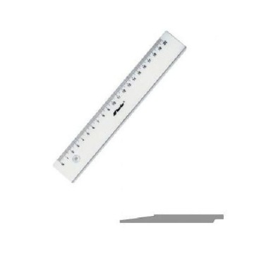 Лениар Прозрачная линейка 20см