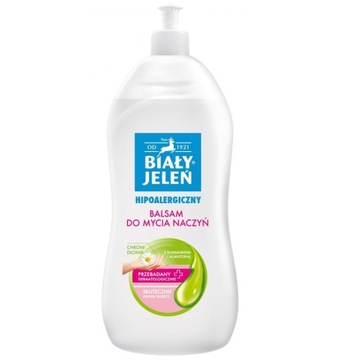 Biały Jeleń hipoalergiczny balsam do mycia naczyń 1l z rumiankiem